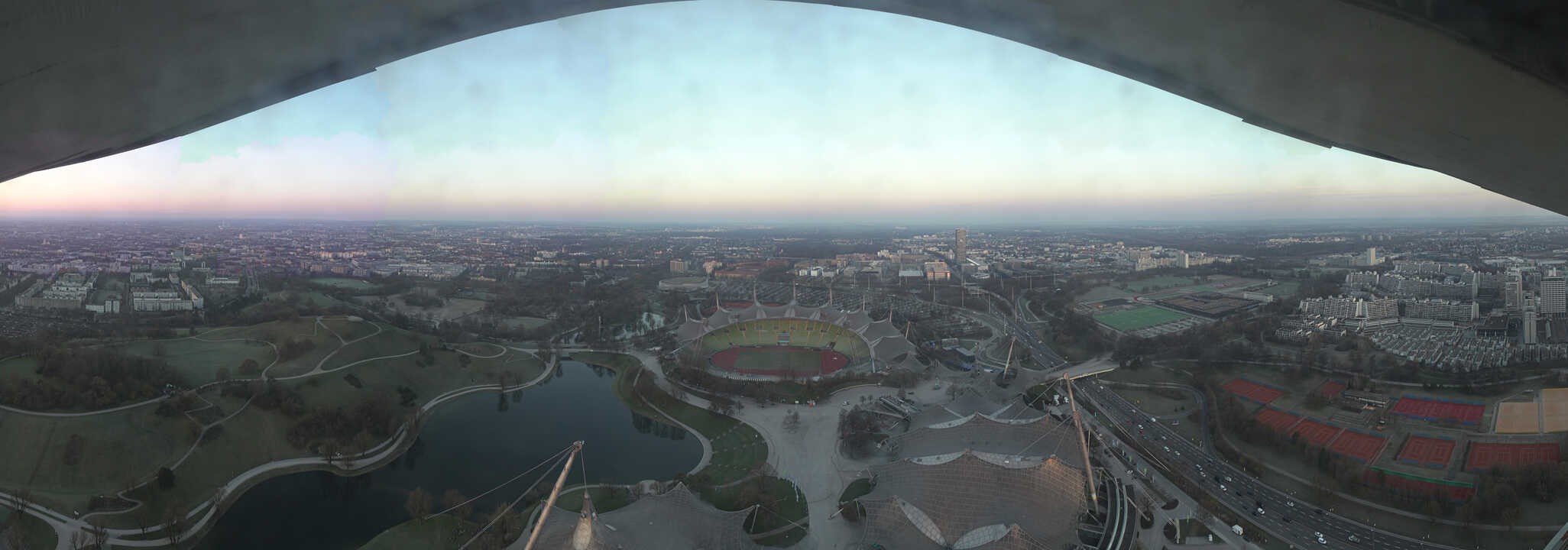 Archived image Webcam Munich - Olympic Parc and Stadium