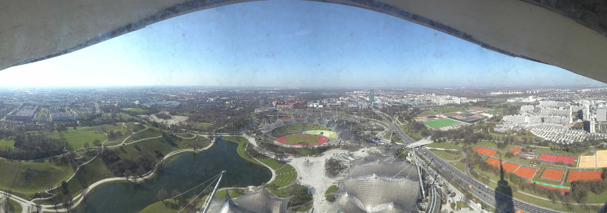 Archived image Webcam Munich - Olympic Parc and Stadium