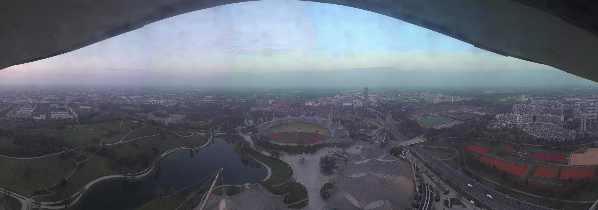 Archived image Webcam Munich - Olympic Parc and Stadium