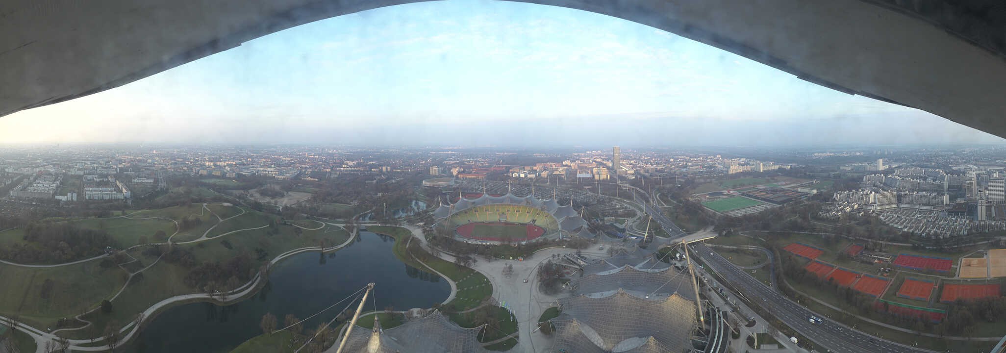 Archived image Webcam Munich - Olympic Parc and Stadium
