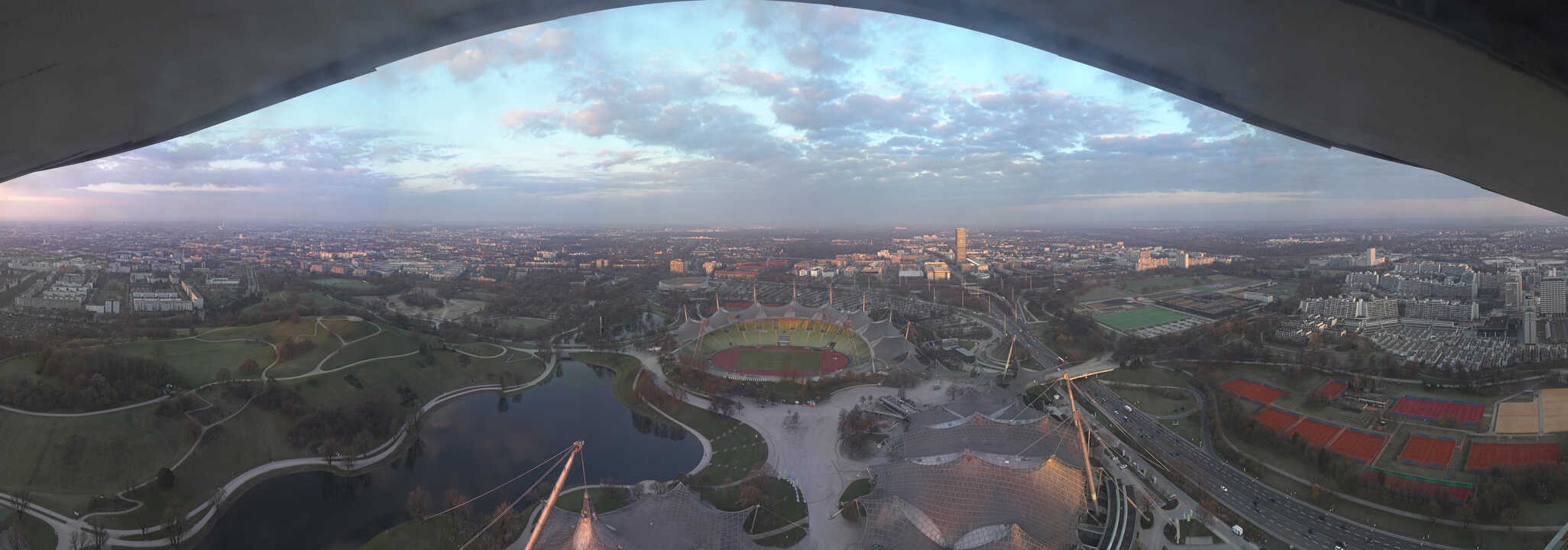 Archived image Webcam Munich - Olympic Parc and Stadium