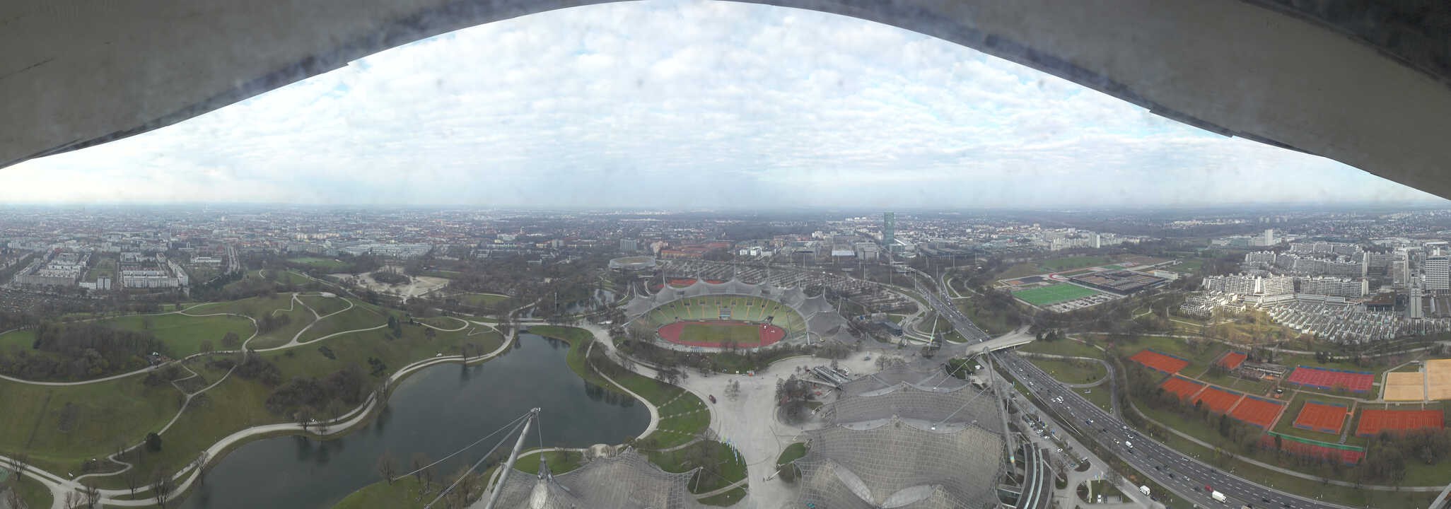 Archived image Webcam Munich - Olympic Parc and Stadium