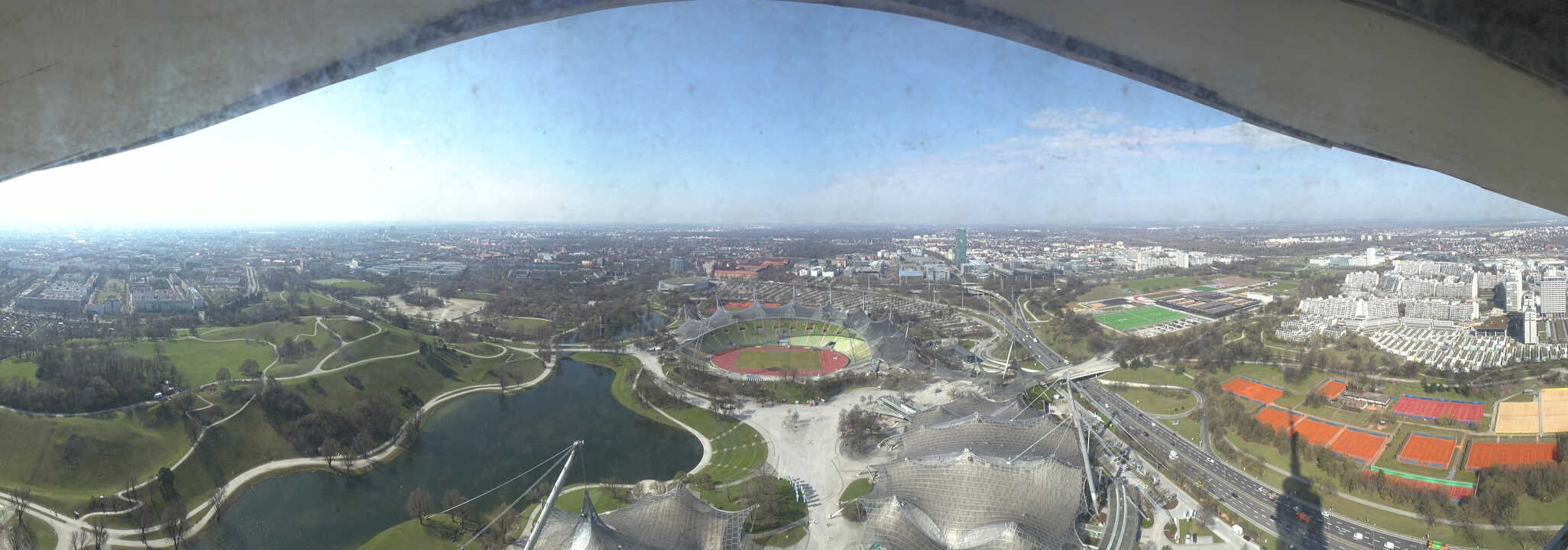 Archived image Webcam Munich - Olympic Parc and Stadium