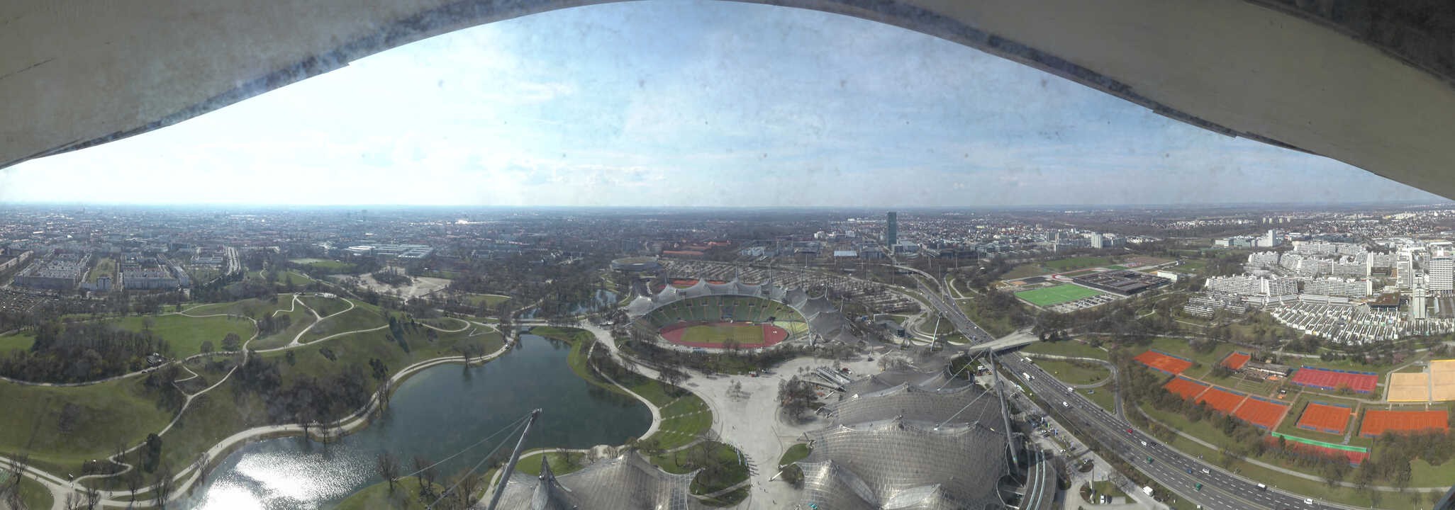 Archived image Webcam Munich - Olympic Parc and Stadium