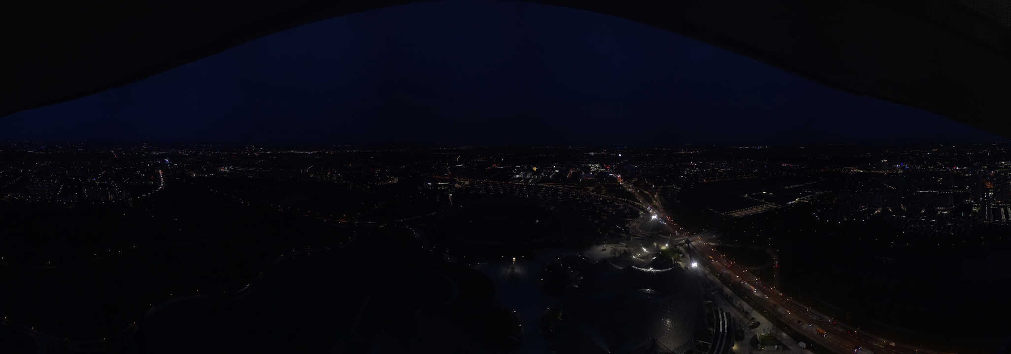 Archiv Foto Webcam München: Panorama Olympiastadion und Olympiapark
