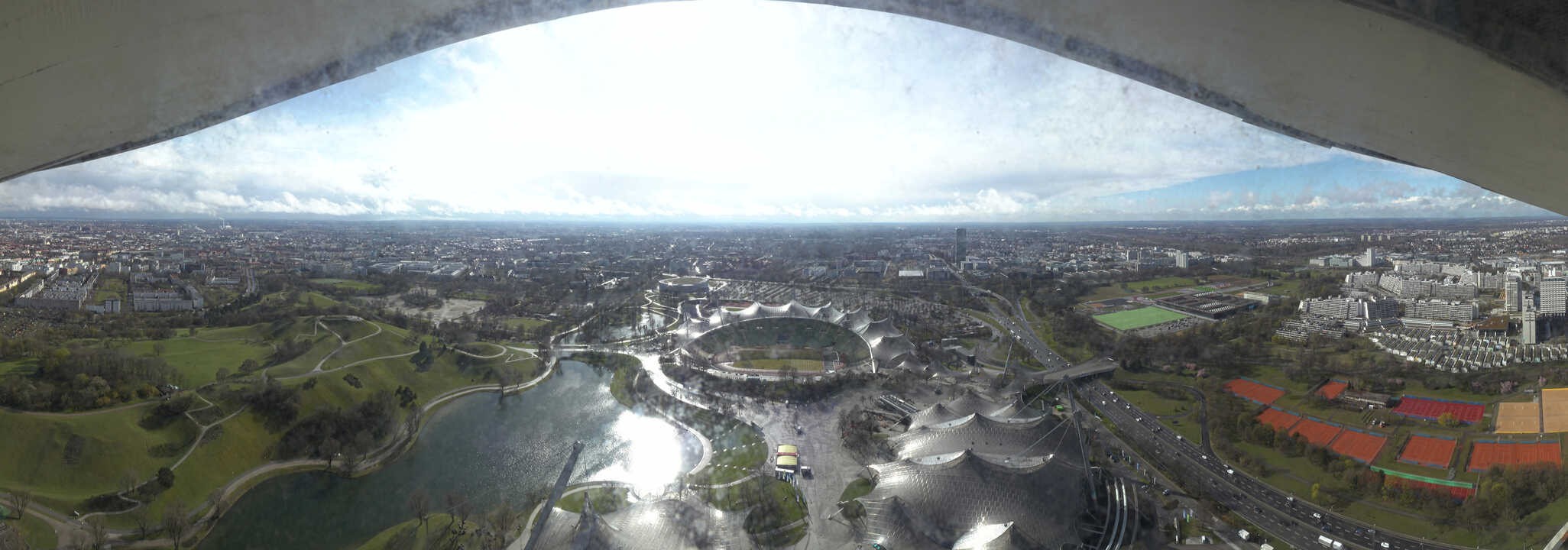 Archived image Webcam Munich - Olympic Parc and Stadium