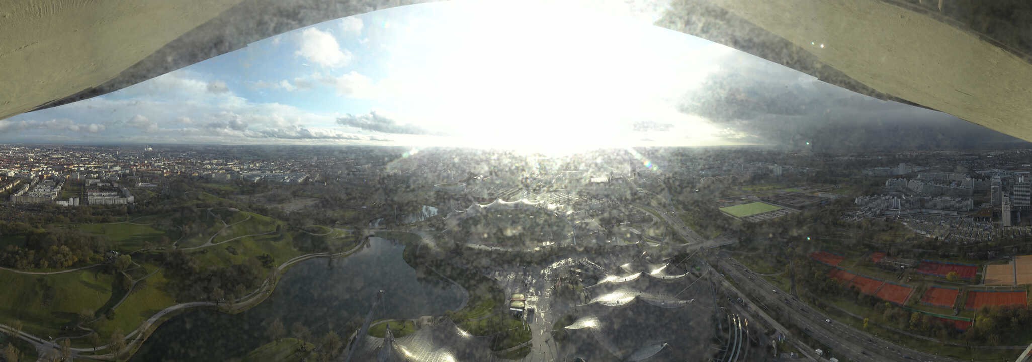 Archived image Webcam Munich - Olympic Parc and Stadium