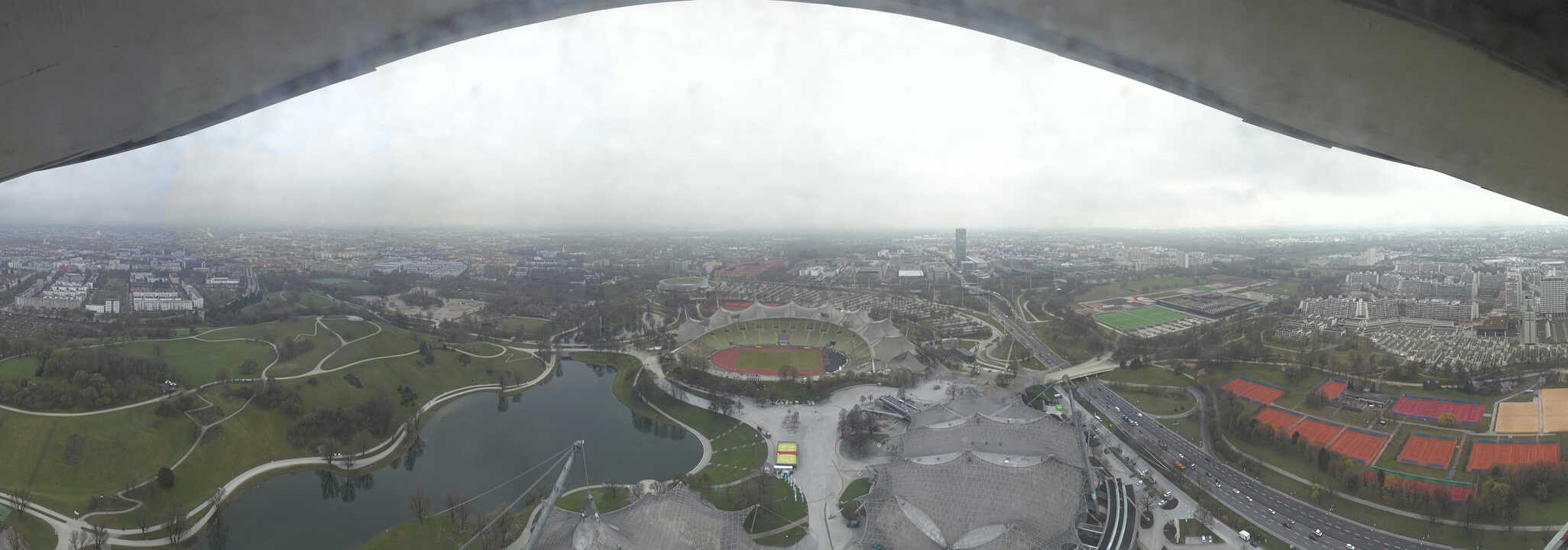Archived image Webcam Munich - Olympic Parc and Stadium