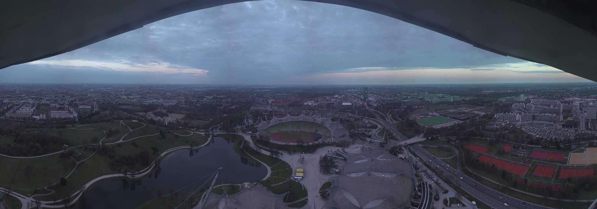 Archived image Webcam Munich - Olympic Parc and Stadium