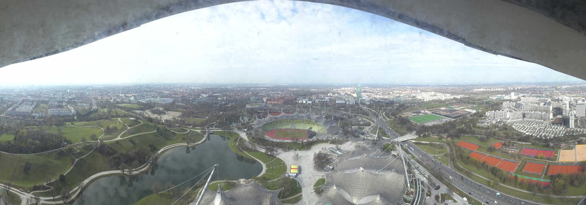 Archived image Webcam Munich - Olympic Parc and Stadium