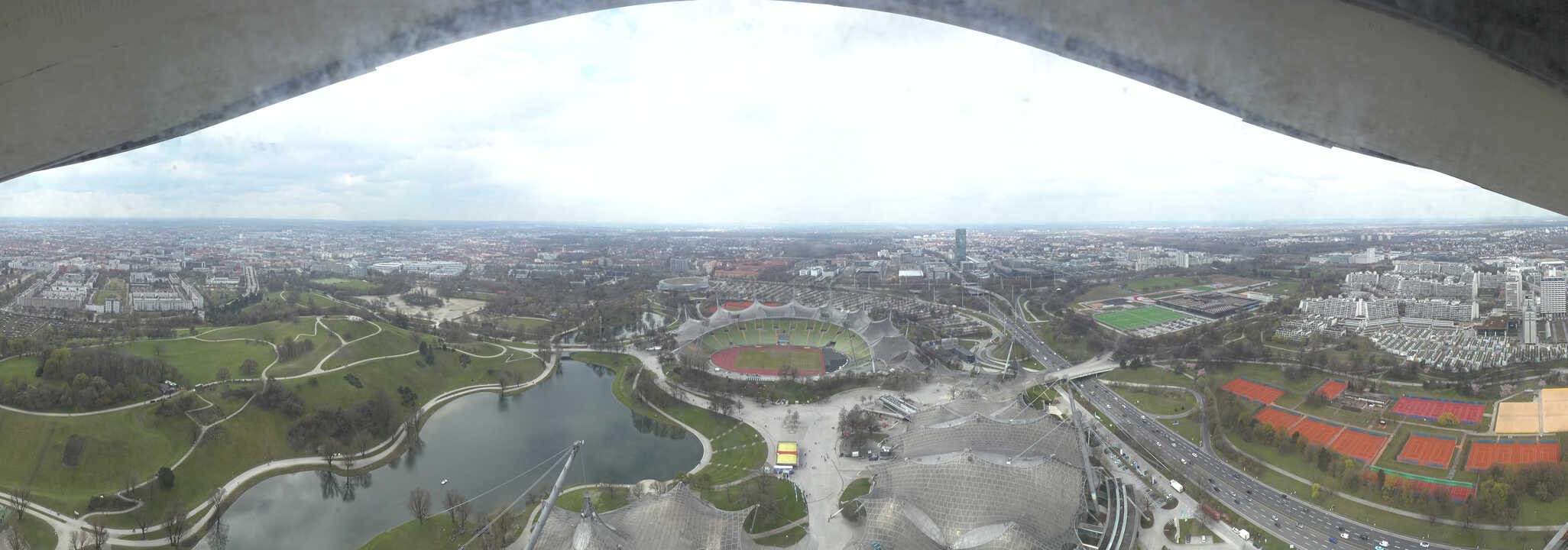 Archived image Webcam Munich - Olympic Parc and Stadium