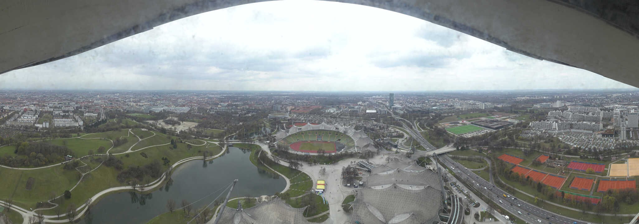 Archived image Webcam Munich - Olympic Parc and Stadium