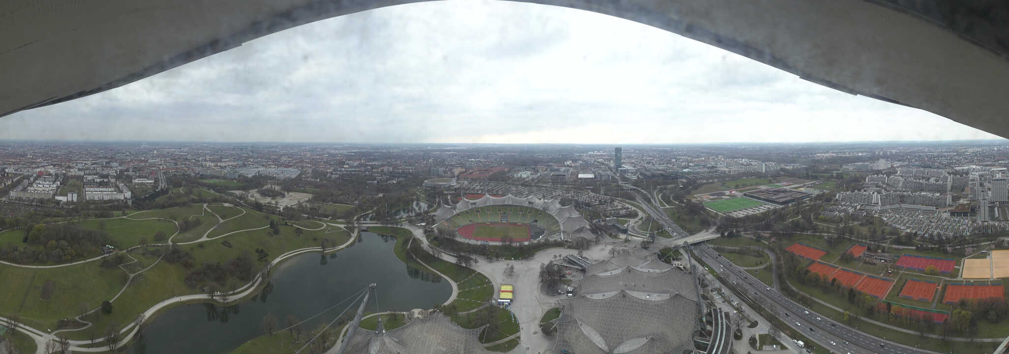 Archived image Webcam Munich - Olympic Parc and Stadium