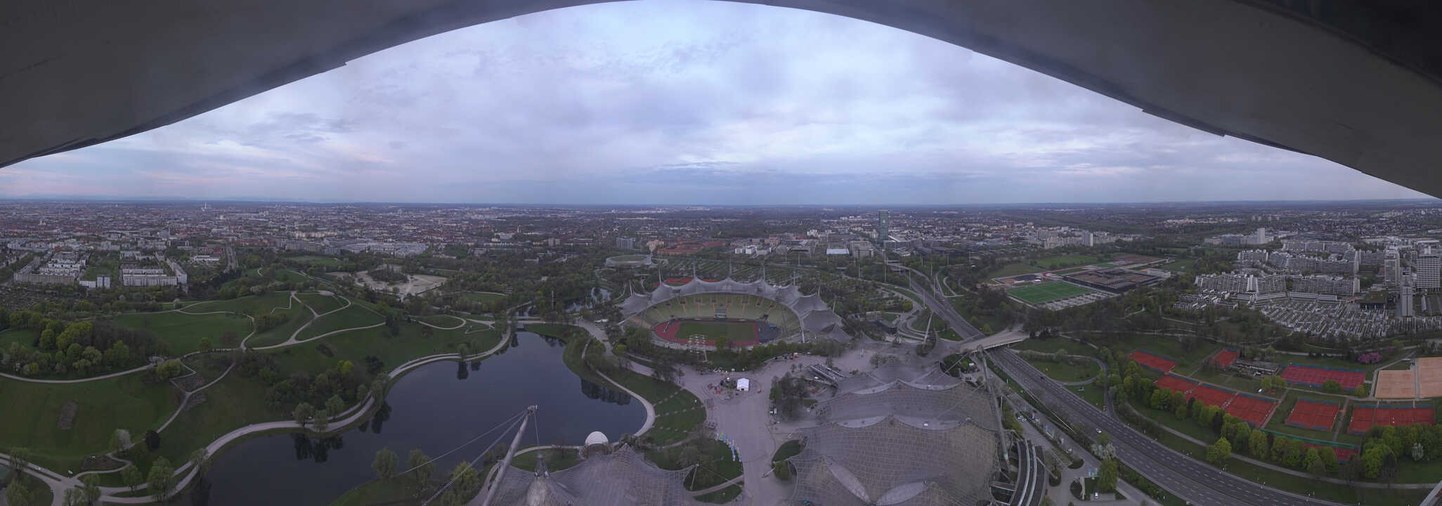 Archived image Webcam Munich - Olympic Parc and Stadium