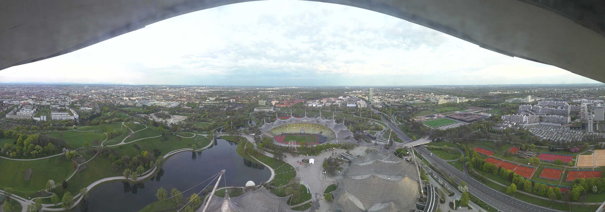 Archived image Webcam Munich - Olympic Parc and Stadium