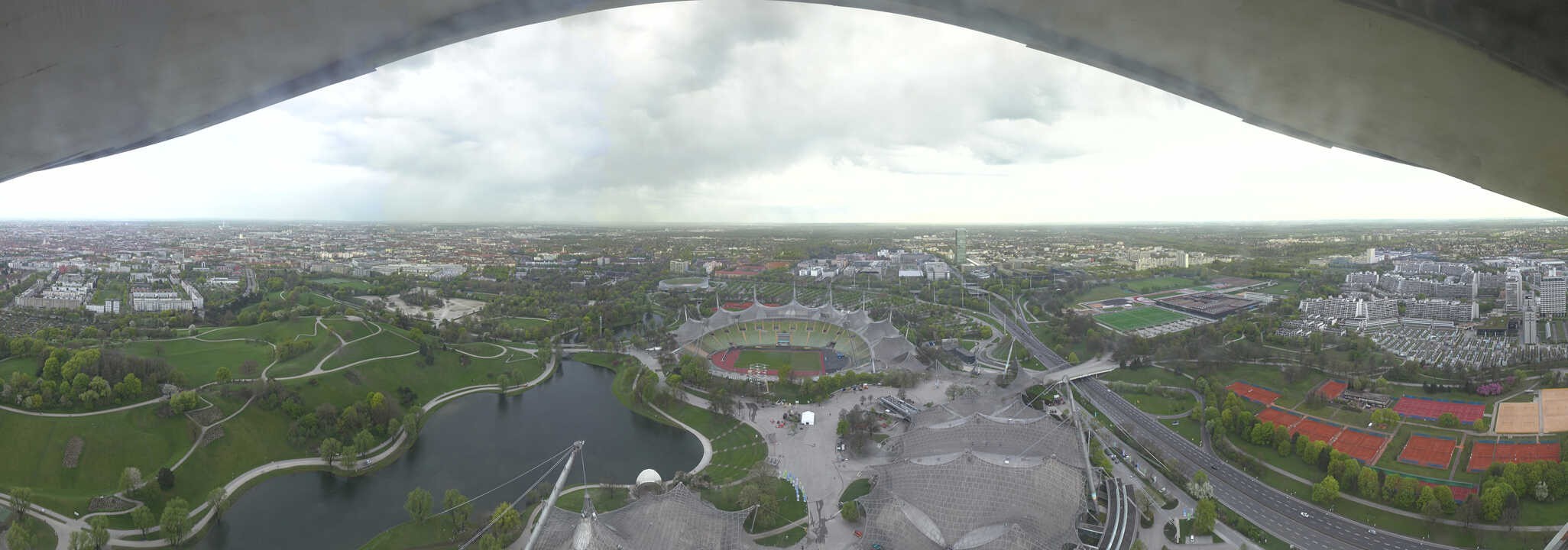 Archived image Webcam Munich - Olympic Parc and Stadium