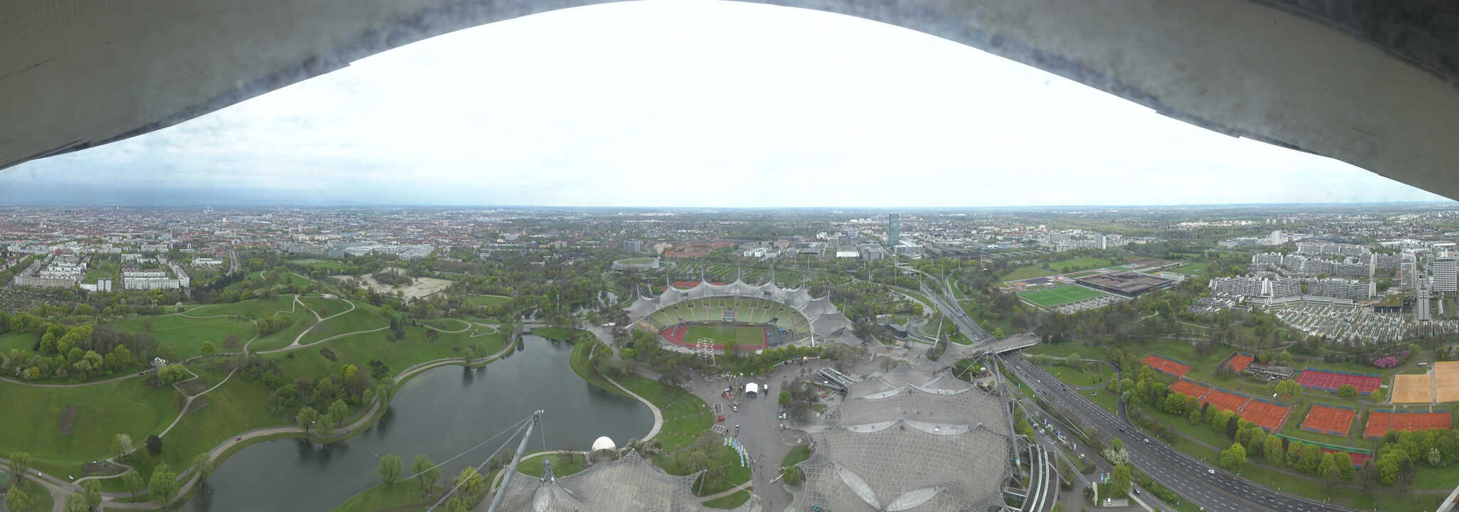 Archived image Webcam Munich - Olympic Parc and Stadium
