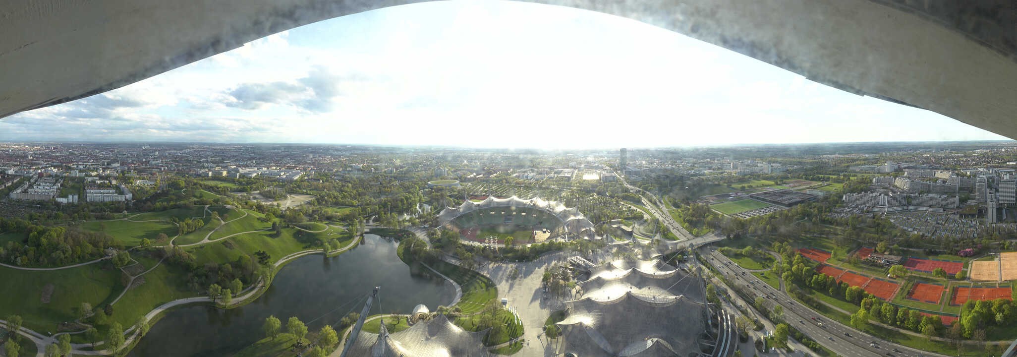 Archived image Webcam Munich - Olympic Parc and Stadium