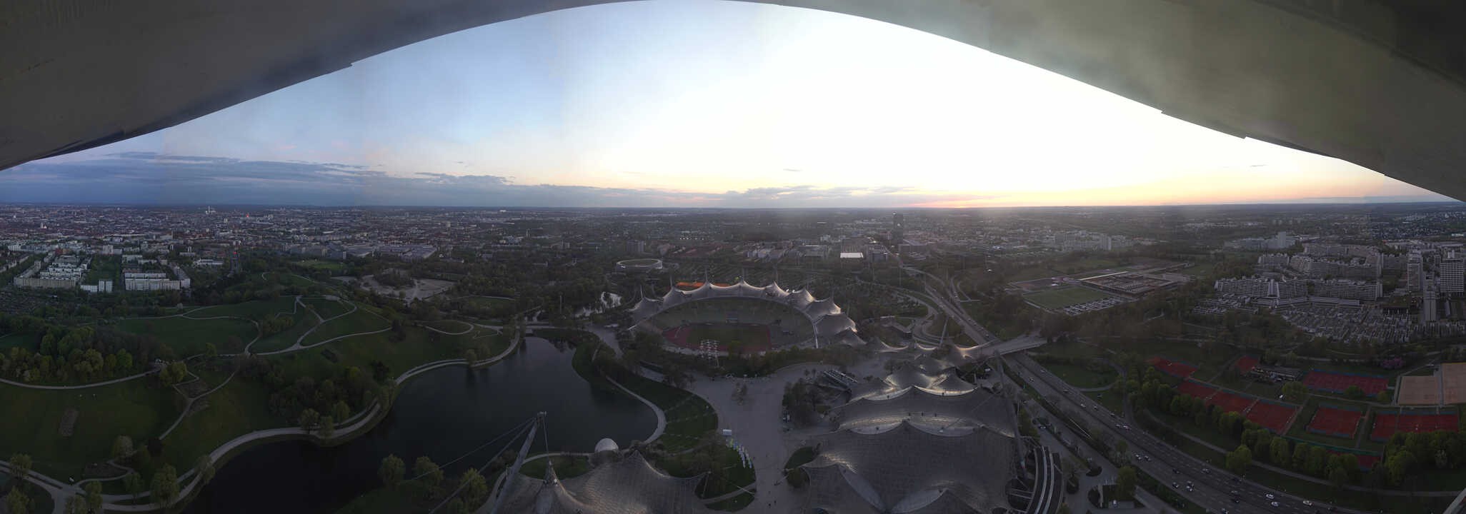 Archived image Webcam Munich - Olympic Parc and Stadium