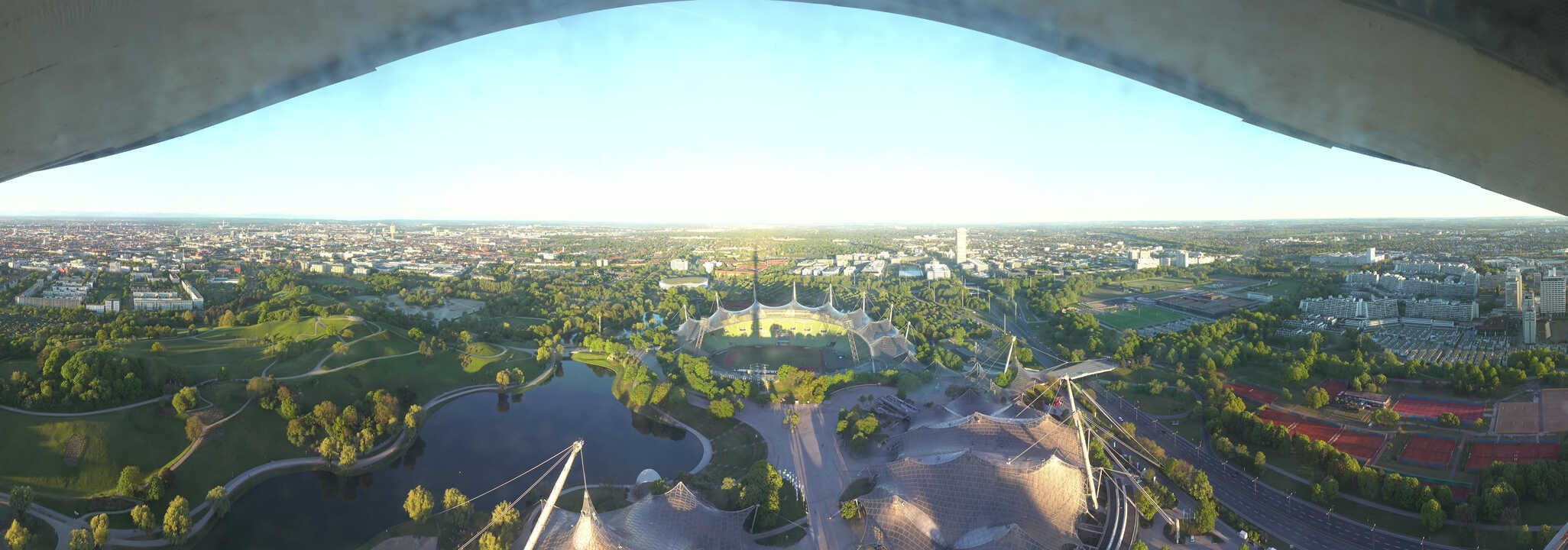 Archived image Webcam Munich - Olympic Parc and Stadium
