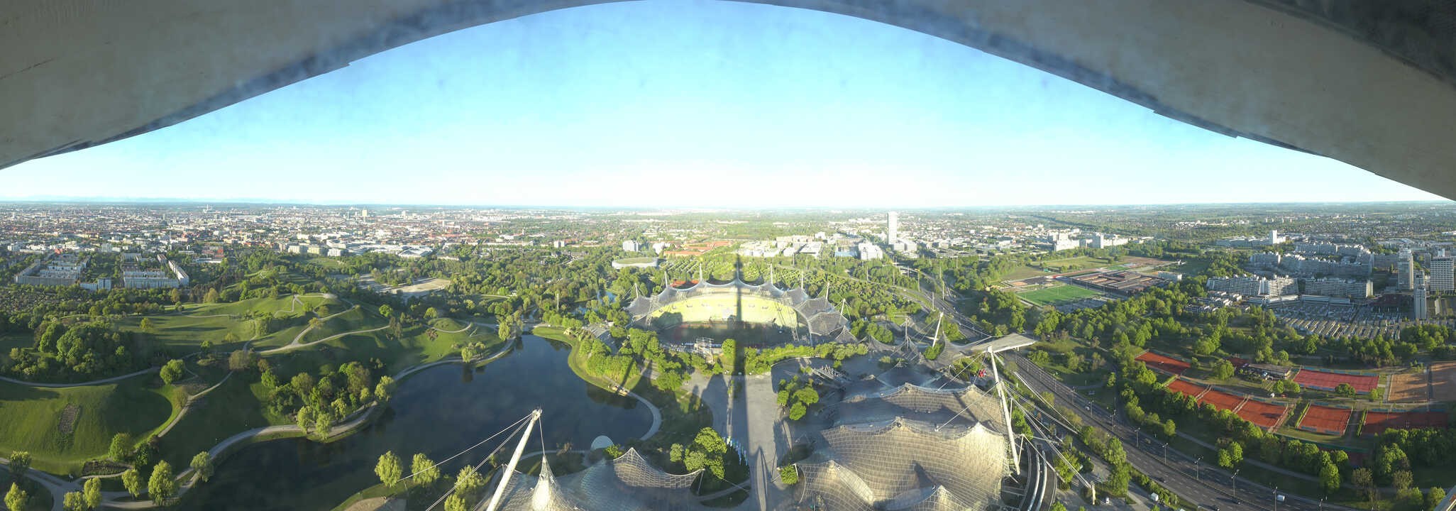 Archived image Webcam Munich - Olympic Parc and Stadium