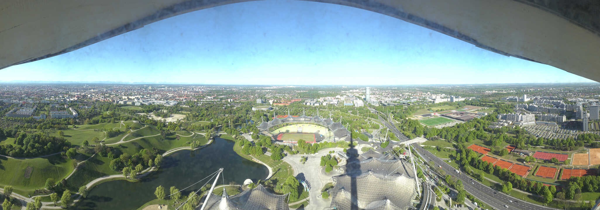 Archived image Webcam Munich - Olympic Parc and Stadium