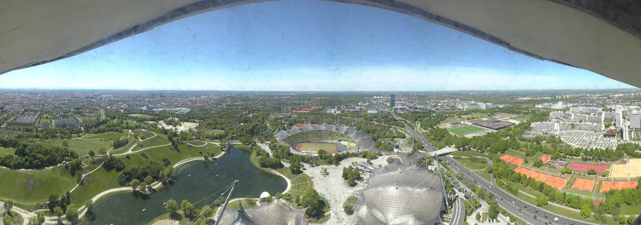 Archived image Webcam Munich - Olympic Parc and Stadium