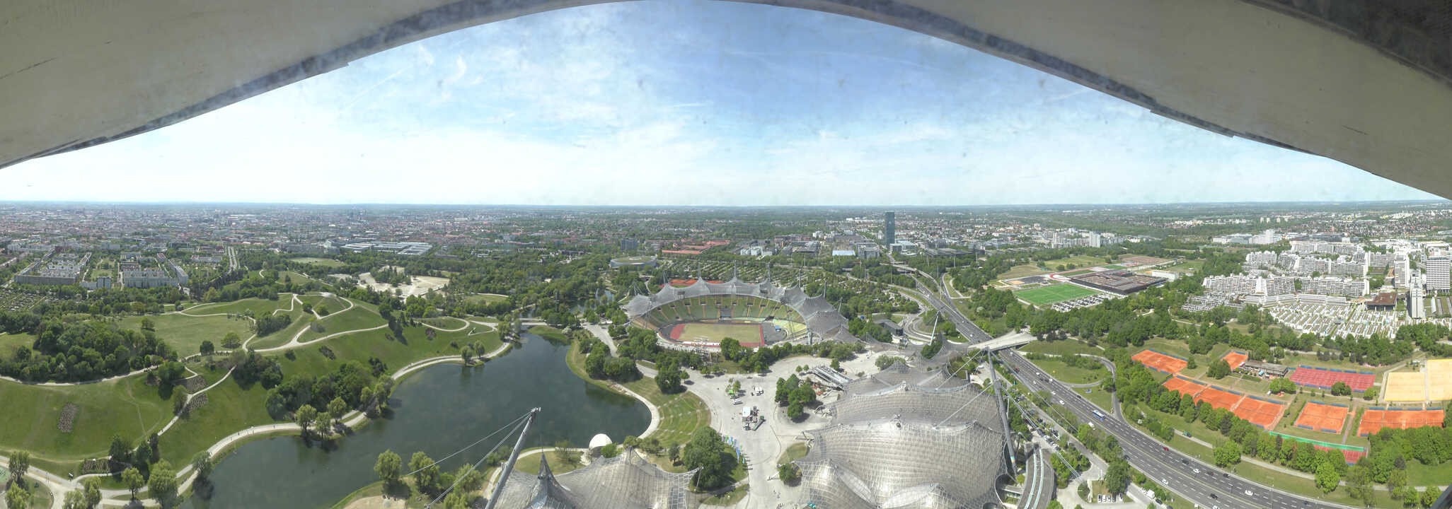 Archived image Webcam Munich - Olympic Parc and Stadium