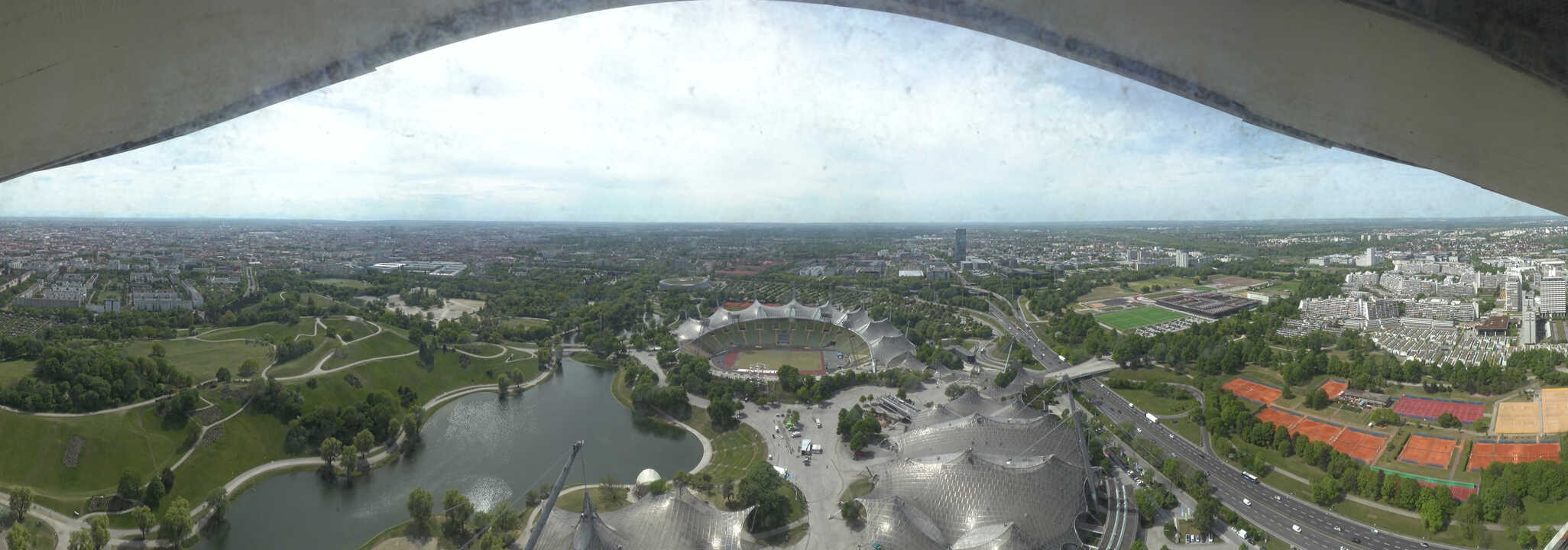 Archived image Webcam Munich - Olympic Parc and Stadium