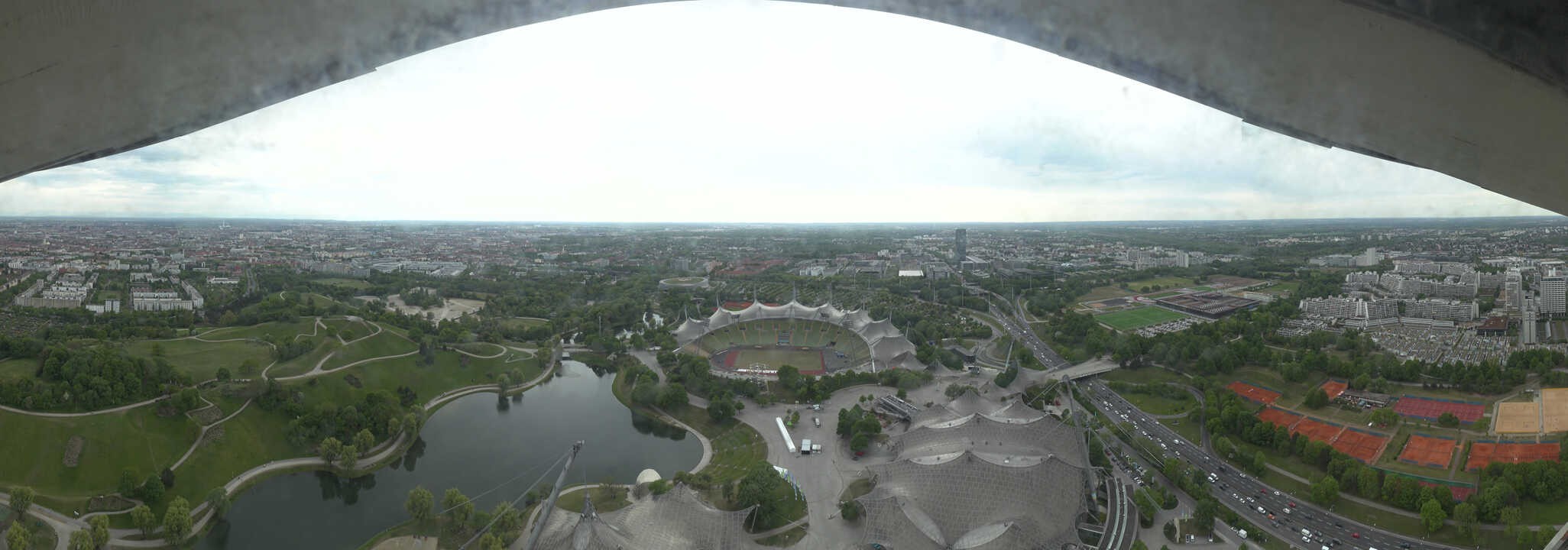 Archived image Webcam Munich - Olympic Parc and Stadium