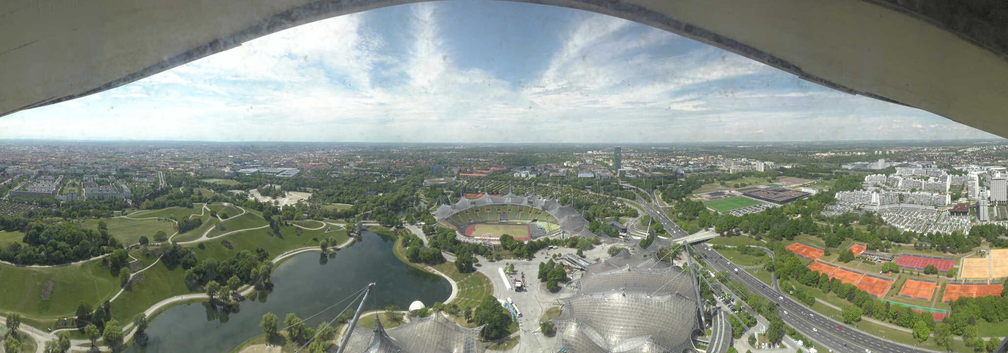 Archived image Webcam Munich - Olympic Parc and Stadium