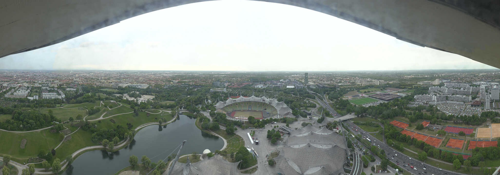 Archived image Webcam Munich - Olympic Parc and Stadium