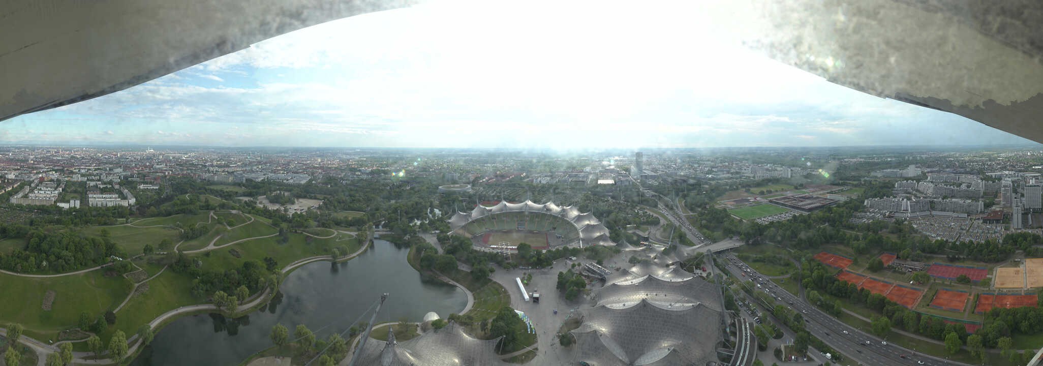 Archived image Webcam Munich - Olympic Parc and Stadium