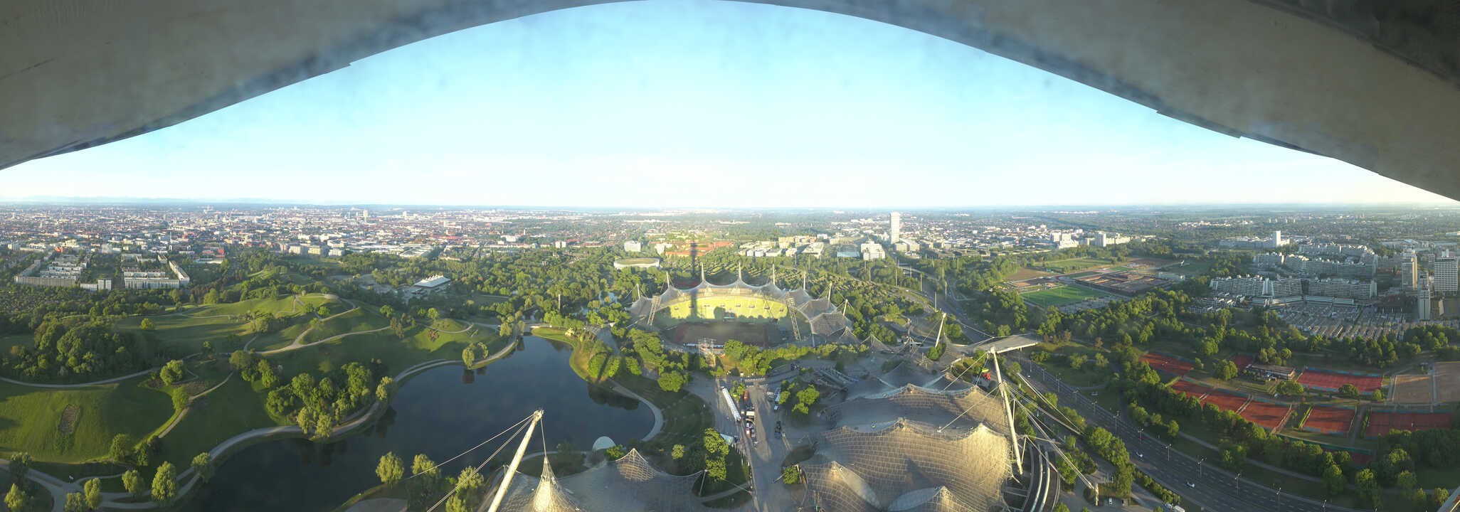 Archived image Webcam Munich - Olympic Parc and Stadium