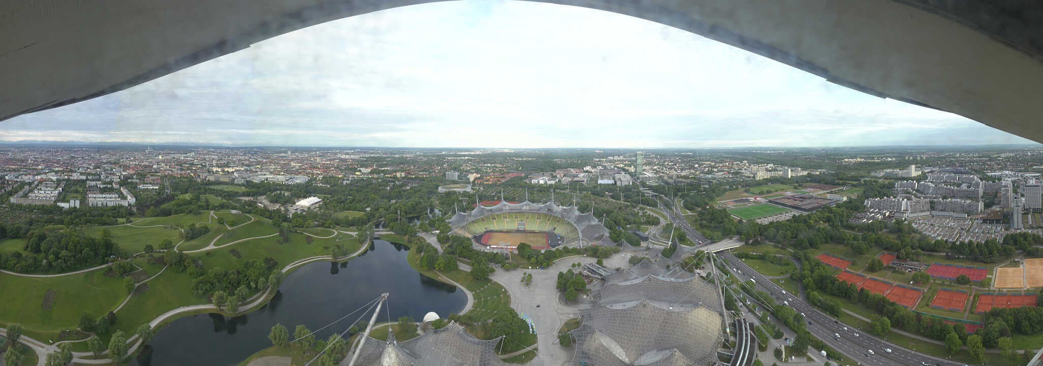 Archived image Webcam Munich - Olympic Parc and Stadium