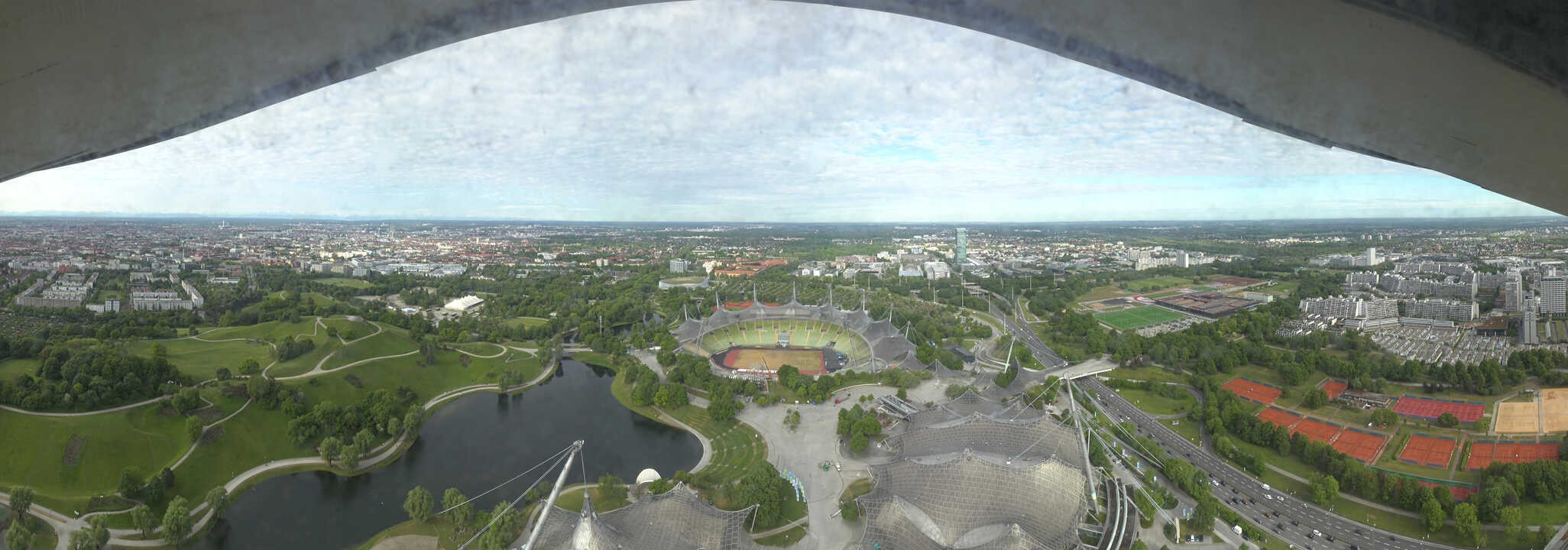 Archived image Webcam Munich - Olympic Parc and Stadium