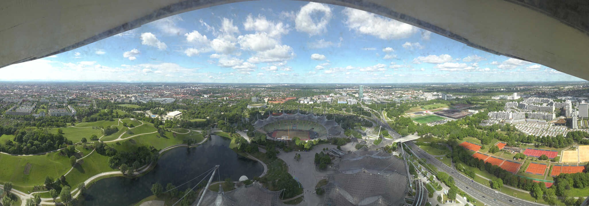 Archived image Webcam Munich - Olympic Parc and Stadium
