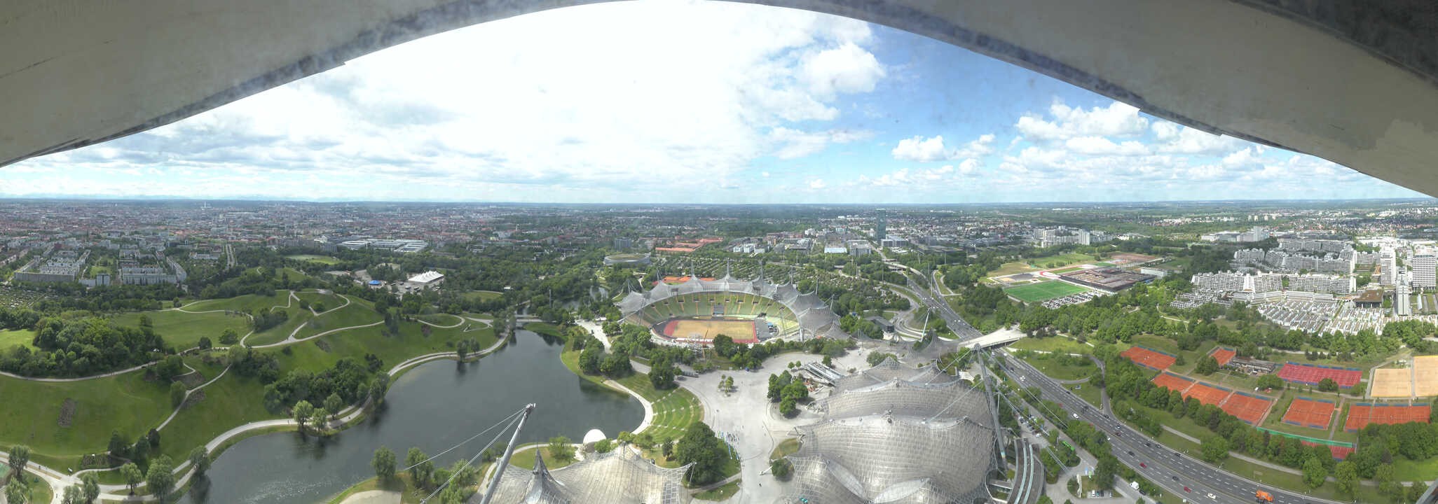 Archived image Webcam Munich - Olympic Parc and Stadium