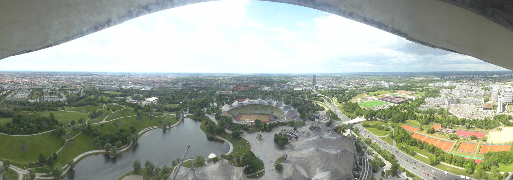 Archived image Webcam Munich - Olympic Parc and Stadium