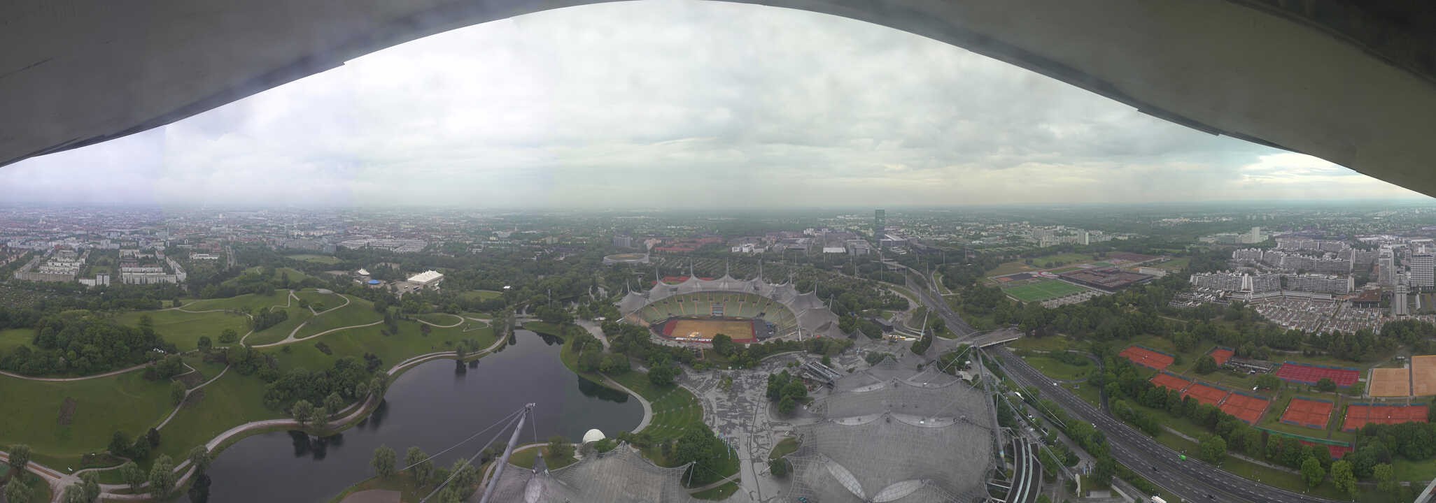 Archived image Webcam Munich - Olympic Parc and Stadium