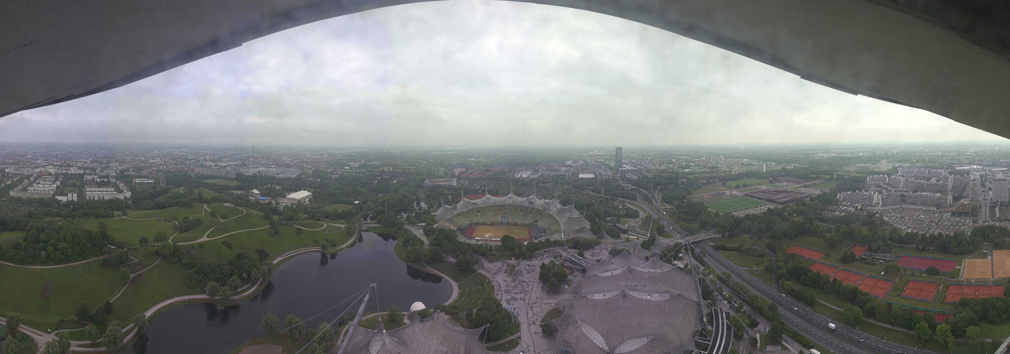 Archived image Webcam Munich - Olympic Parc and Stadium