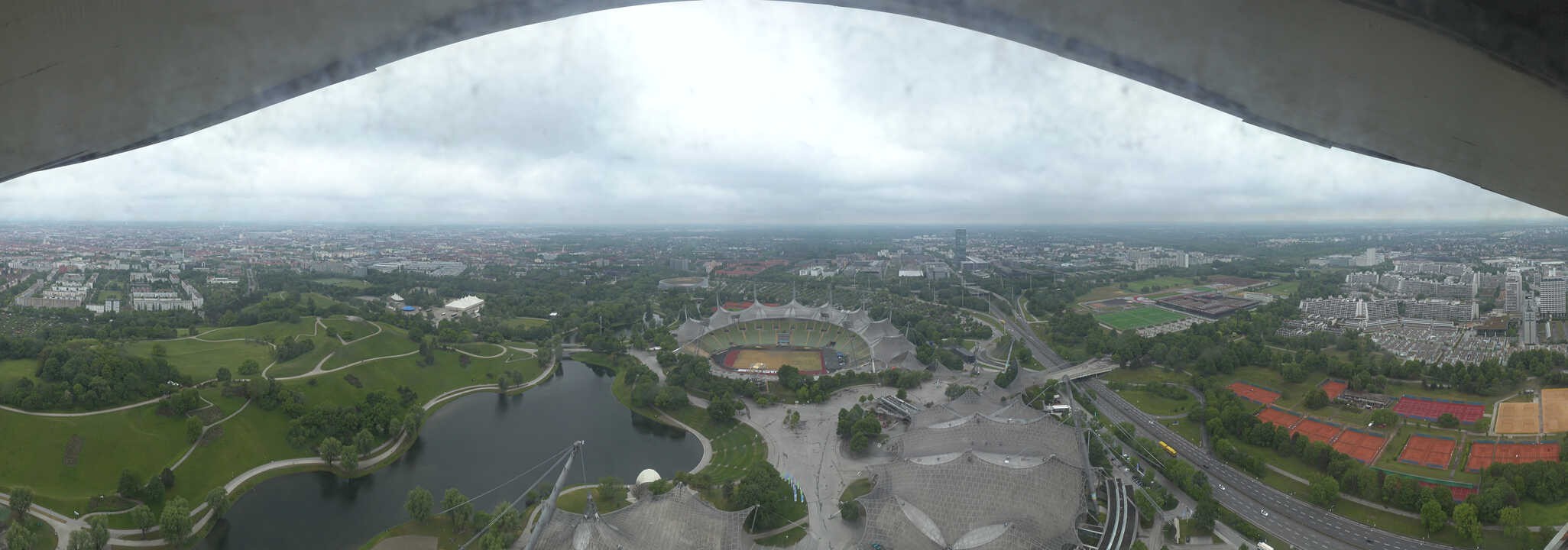 Archived image Webcam Munich - Olympic Parc and Stadium