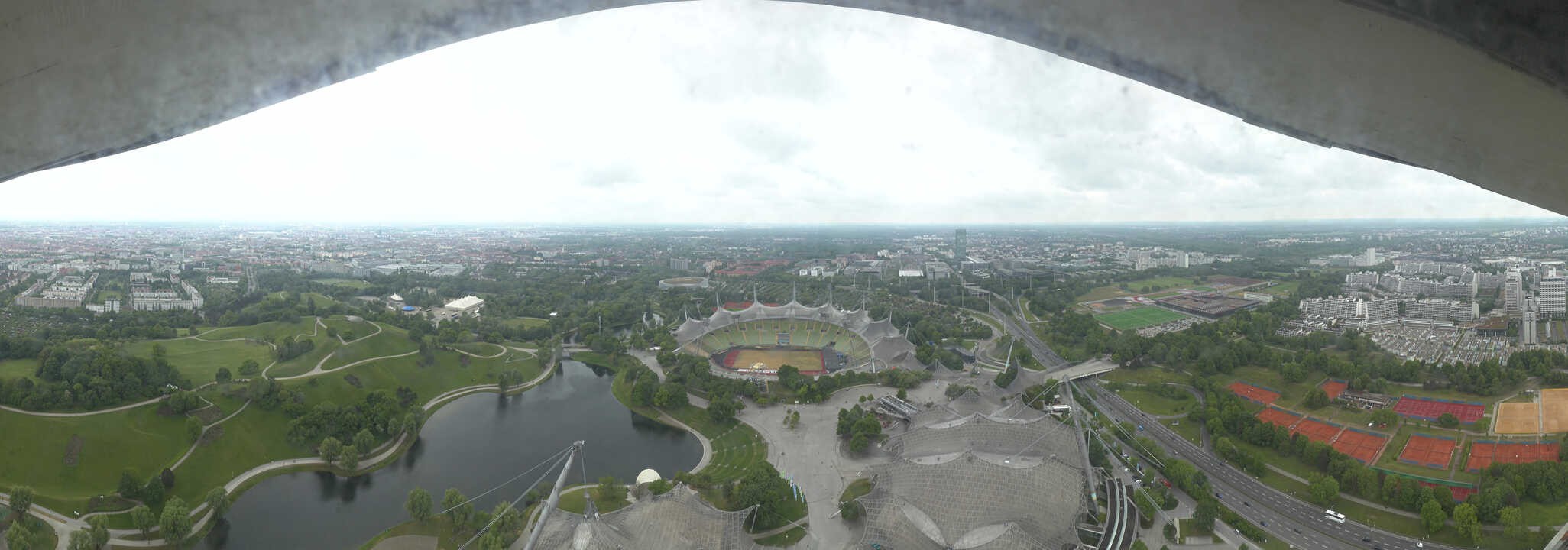 Archived image Webcam Munich - Olympic Parc and Stadium