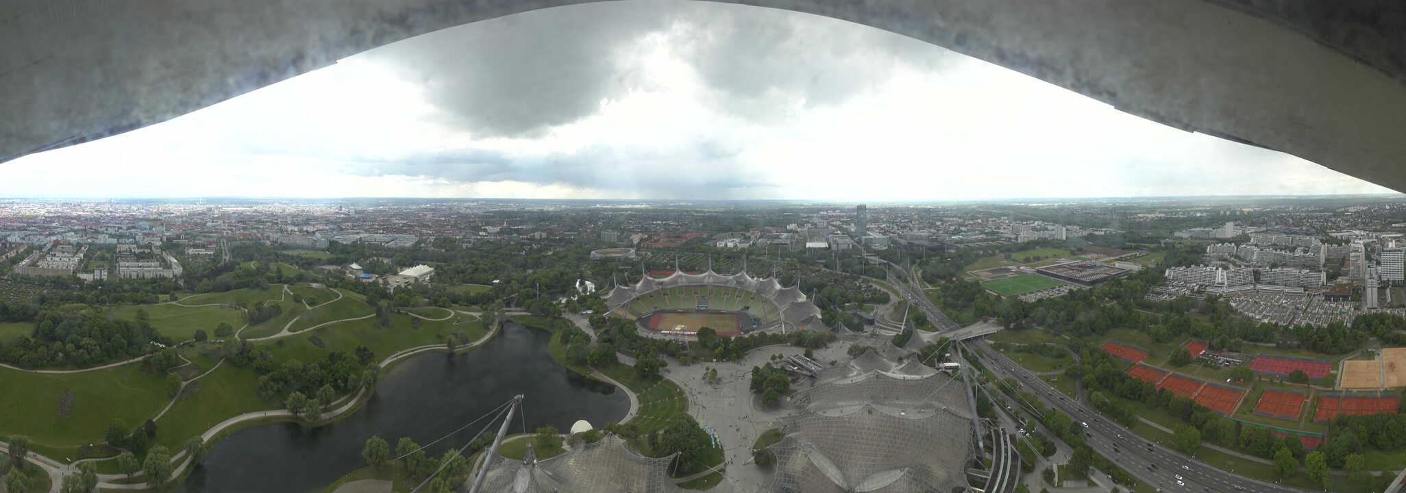 Archived image Webcam Munich - Olympic Parc and Stadium