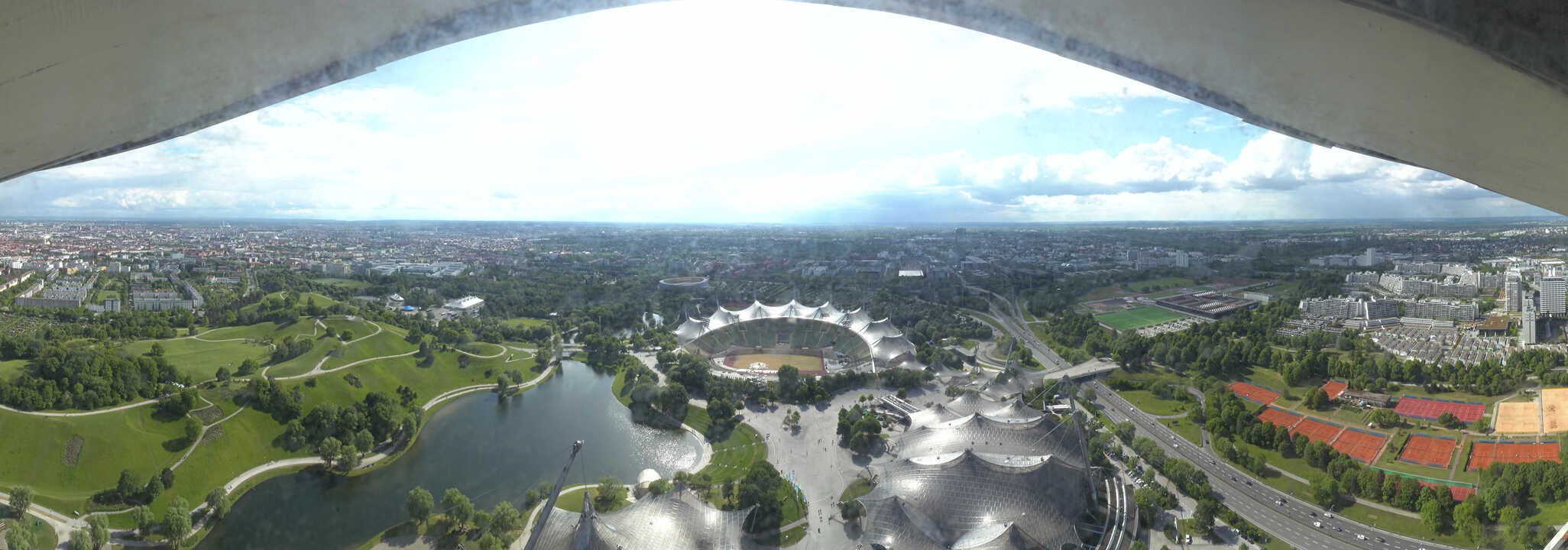 Archived image Webcam Munich - Olympic Parc and Stadium