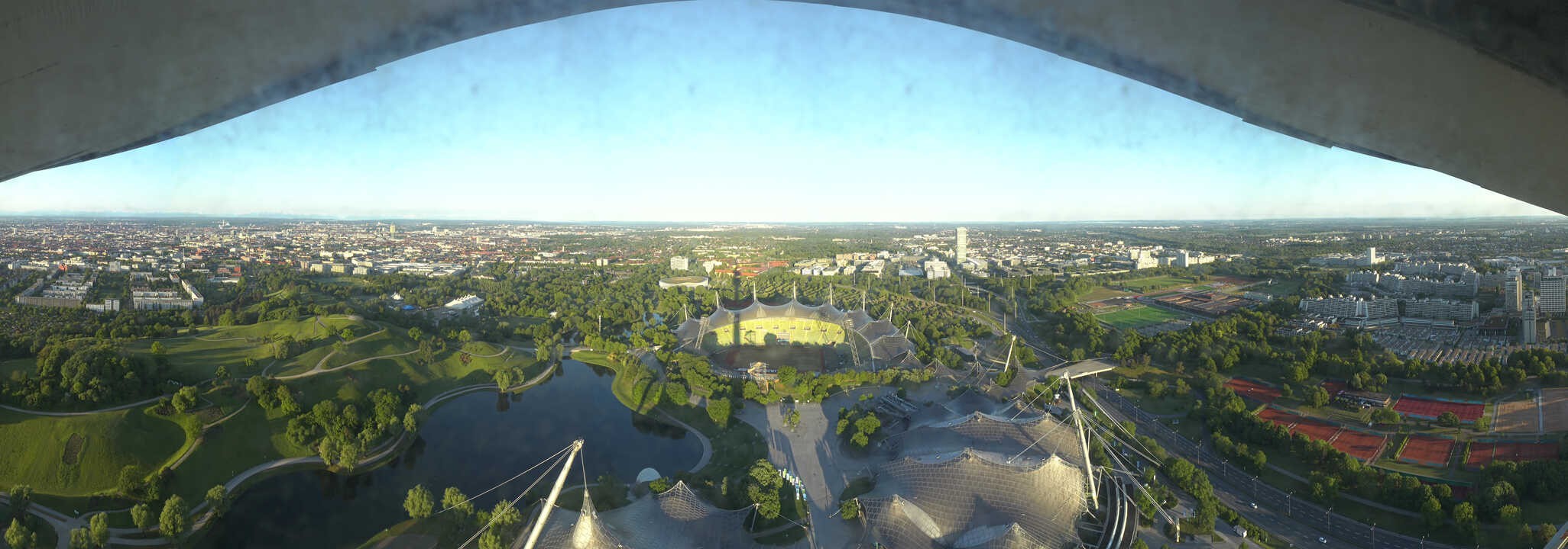Archived image Webcam Munich - Olympic Parc and Stadium