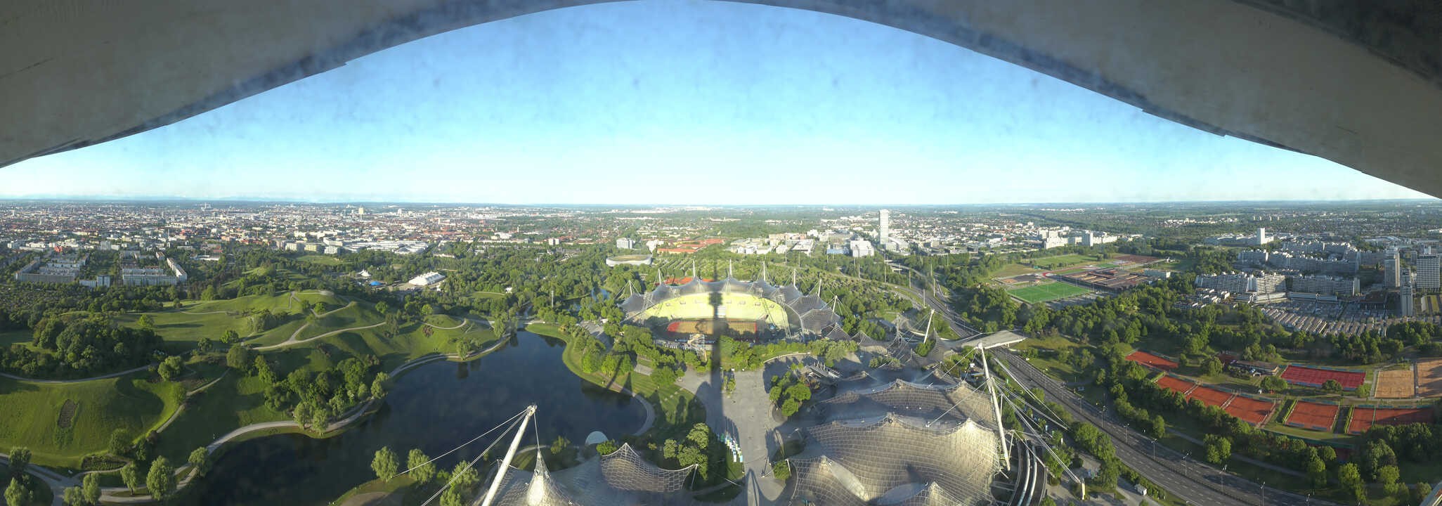 Archived image Webcam Munich - Olympic Parc and Stadium