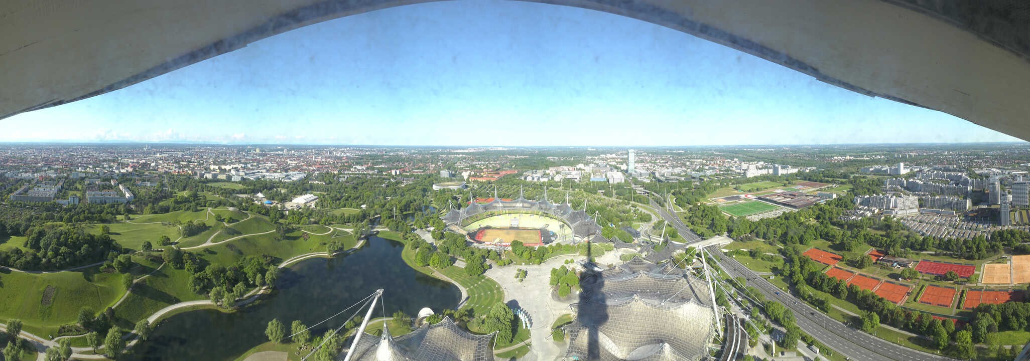 Archived image Webcam Munich - Olympic Parc and Stadium
