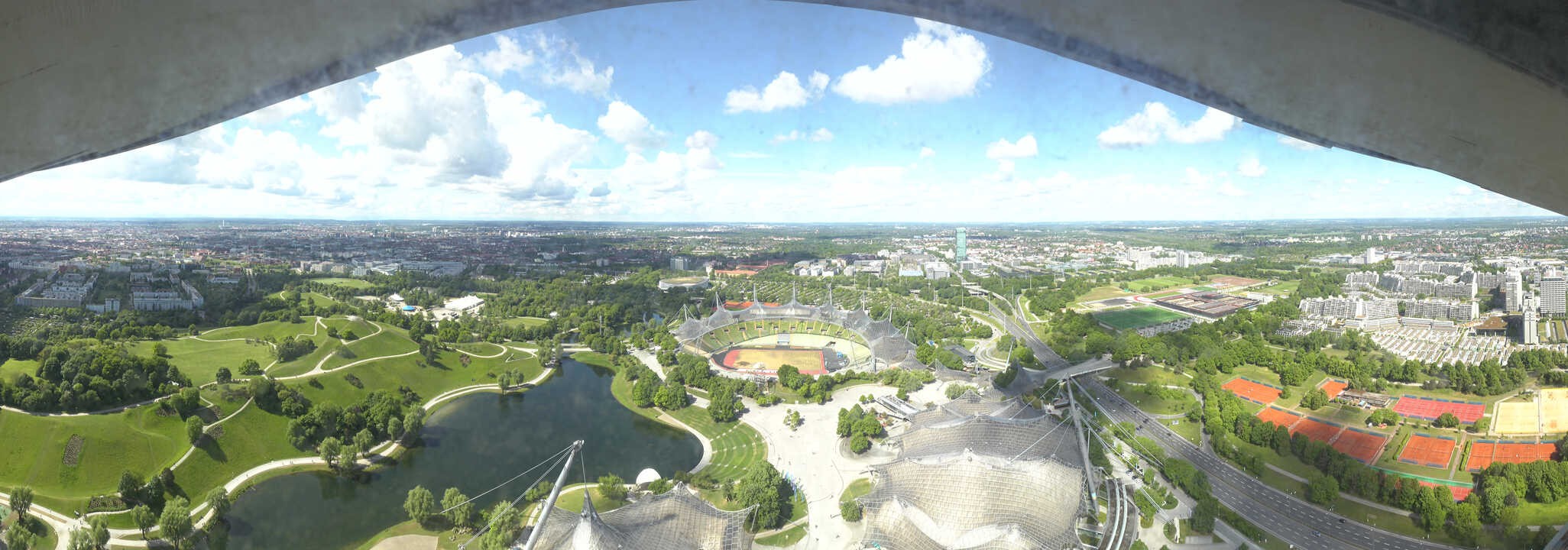 Archived image Webcam Munich - Olympic Parc and Stadium