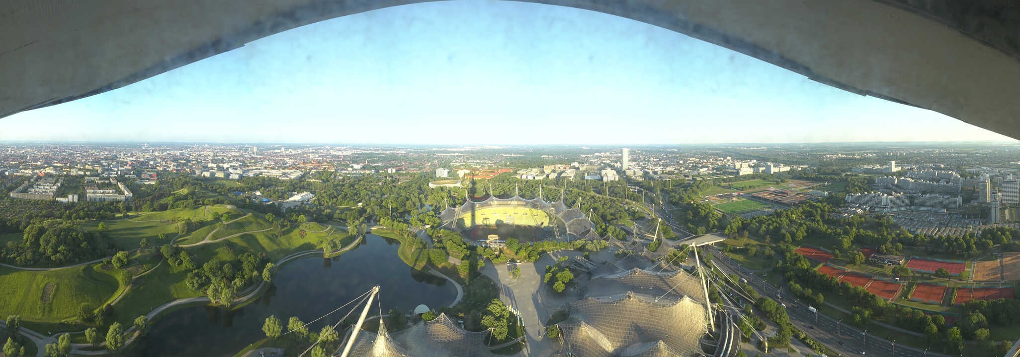 Archived image Webcam Munich - Olympic Parc and Stadium